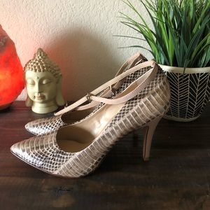 Antonio Melani Snake Skin Heels